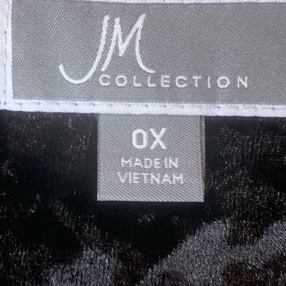 JM Collection dressy jacket with floral print - Picture 4 of 8